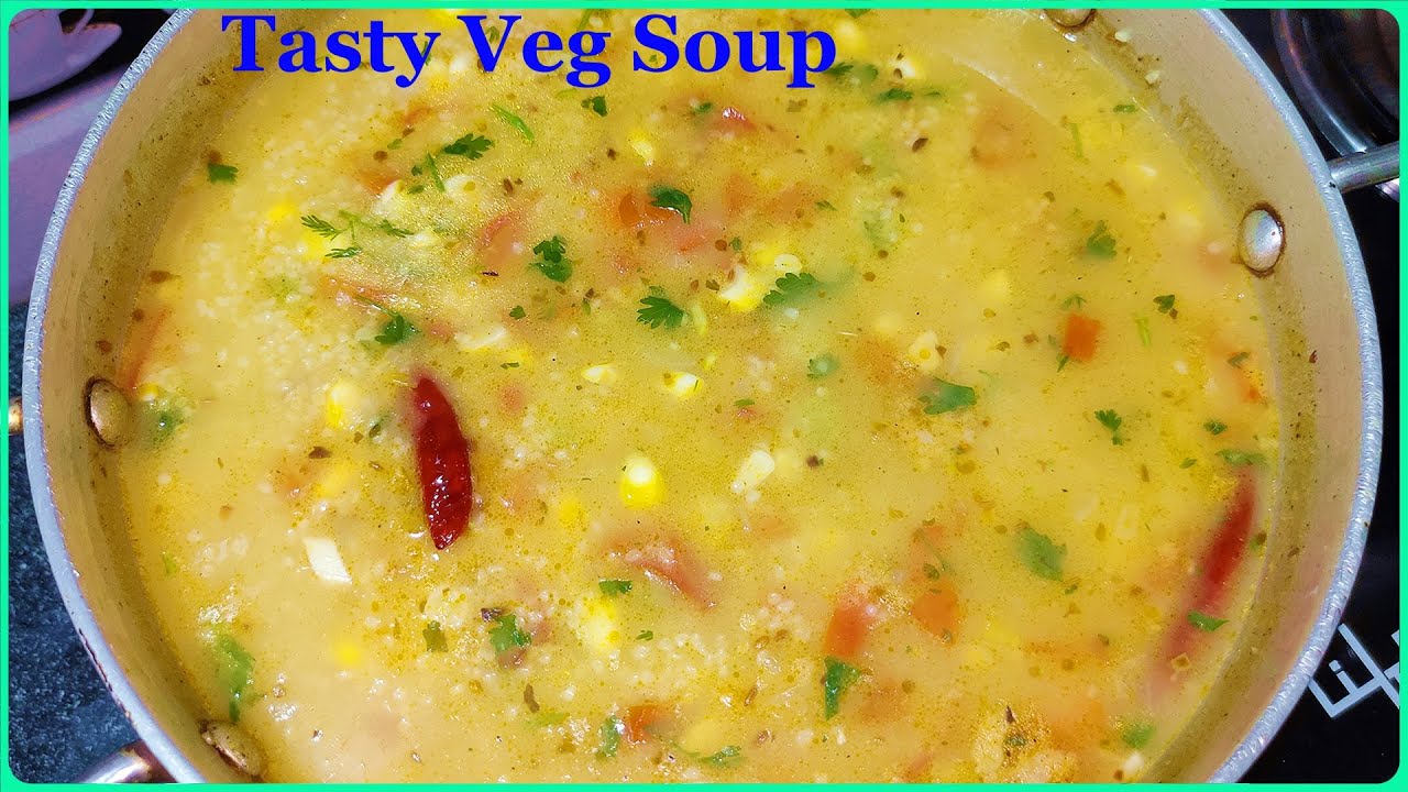 టేస్టీగా వెజ్ గోధుమ సూప్ Veg Godhuma Soup Vegetable Soup in