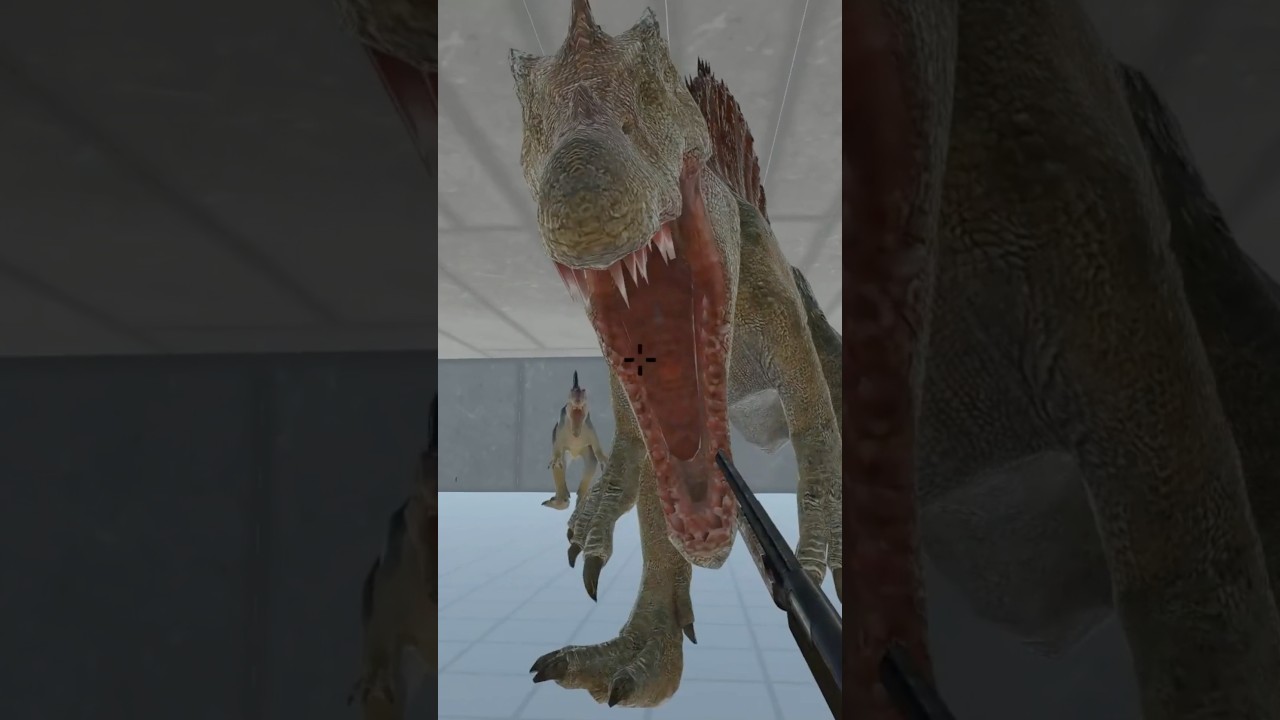 A deadly battle against a Spinosaurus in a dungeon! | Animal Revolt Battle Simulator