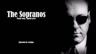 Video thumbnail of "The Sopranos - Theme Song [English lyrics]"