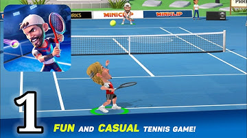 Mini Tennis - Gameplay Walkthrough - Part 1(Android,iOS)