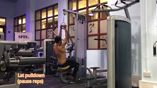 Famous Lat pulldown (pause reps) Wealth