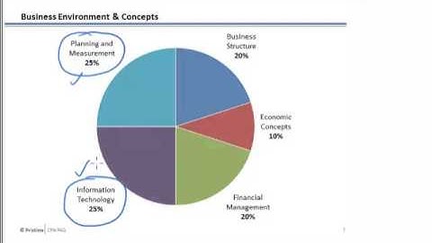 CPA Exam (Buisness Environment & Concepts)