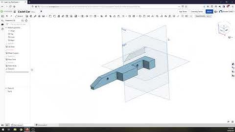 Onshape.com - Creating a simple F1 in Schools Cadet Class Car pt 2