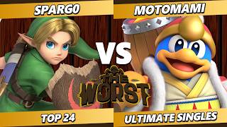 The Worst 19 - Spargo (Young Link) Vs. Motomami (Dedede) Smash Ultimate - SSBU