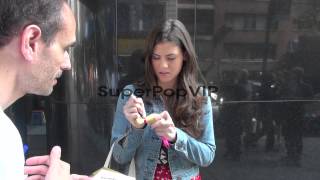 Ali Isabella Exits Good Day New York And Signs For A Fan ...