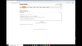 Project Euler Problem#20 Factorial digit Sum