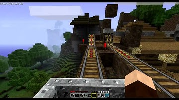 Minecraft: Minecart Launch and Return System
