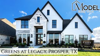 New Construction Homes in Dallas  - Model Home Tour Perry Homes Greens at Legacy Prosper, TX