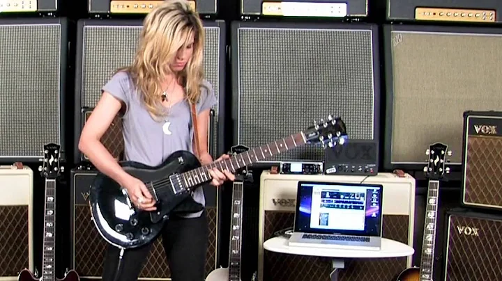 Allison Robertson of the Donnas checks out JamVOX ...