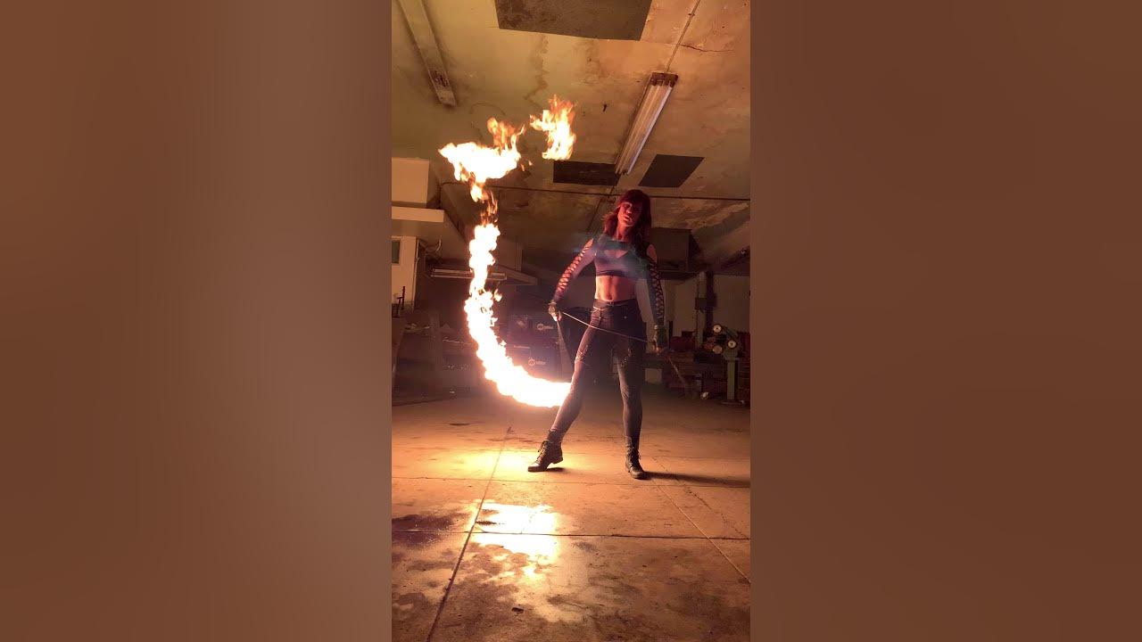 Fire Rope Dart Performance in LA Warehouse