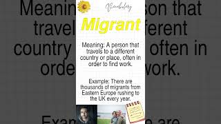 Celebrity IELTS Vocab #372 Migrant     #Shorts Net Worth