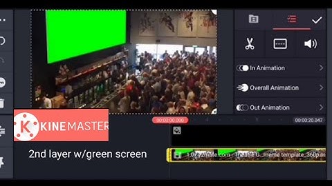 HOW TO EDIT CROWD OF PEOPLE SEEING VIDEO USING CHROMA KEY GREEN SCREEN IN KINEMASTER