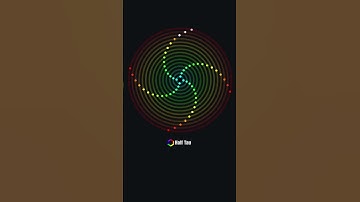 This Pendulum Wave Makes Very INTRICATE Patterns As It Moves Around #satisfying  #shorts