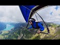 Hang Gliding 100km Through the Swiss Mountains