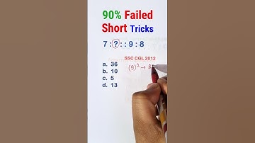 Number Analogy Reasoning Short Tricks | #reasoning short tricks #ssc #ssccgl #sscgd #sscchsl