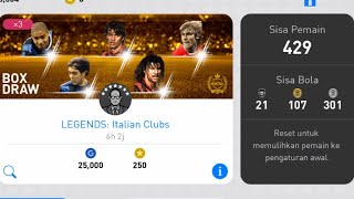 Roll Italia Box Draw Legend Pes 2019 Coba Trik 13 Detik Dan Langsung Tap Yg Mana Lebih Manjur