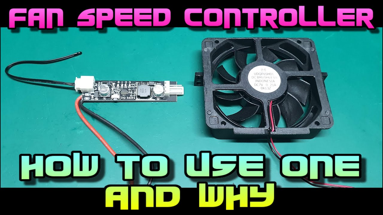 Fan speed controller add temperature sensing to any fan YouTube