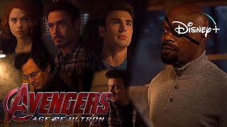 Avengers: Age Of Ultron | Avengers Discussion - “Ultron Is Going To Evolve” Scene | Disney+ [2015]