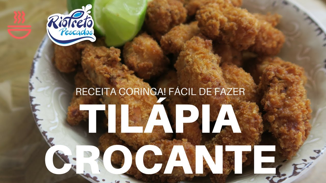 TILÁPIA FRITA CROCANTE Receita pro happy hour ou pra petiscar YouTube