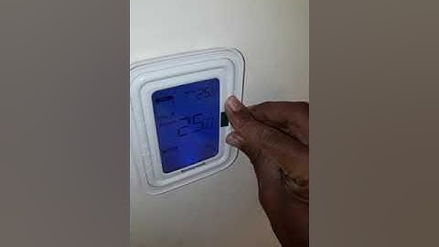 Honeywell thermostat setting