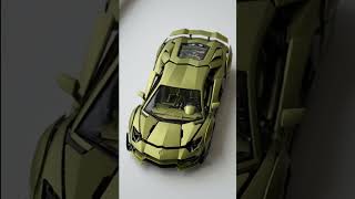 A supercar hidden inside a cube?! 📦➡️🏎️ #shorts #robotics #scifi #cgi #futuretech #3danimation