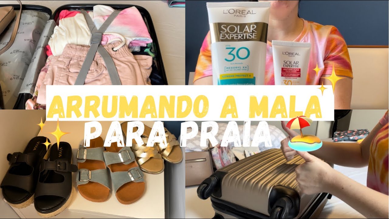 ARRUMANDO A MALA PARA PRAIA - 5 DIAS EM ILHA BELA - YouTube