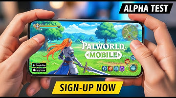😱KRAFTON PALWORLD MOBILE SIGN - UP💥 ALL DETAILS 💥 PALWORLD MOBILE 🎉