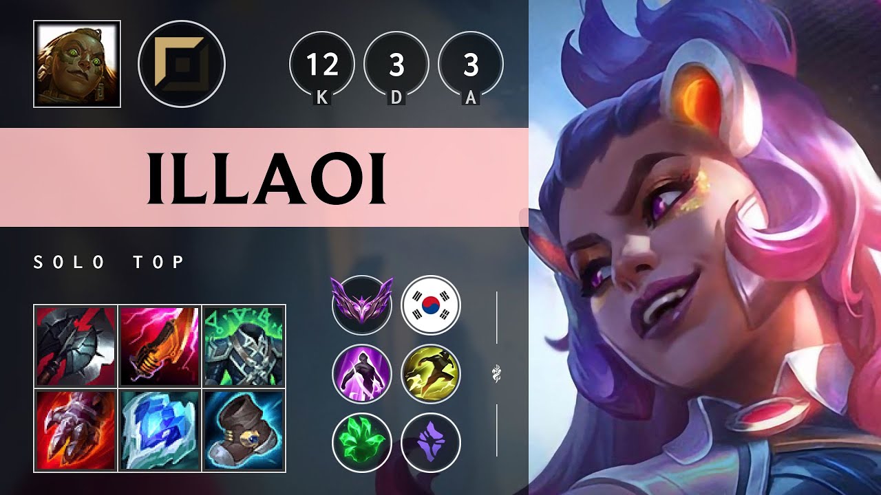 Illaoi Top vs Renekton - KR Master Patch 25.20