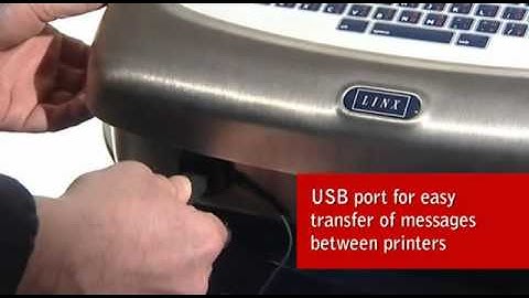 ‪Linx 7300 continuous ink jet printer