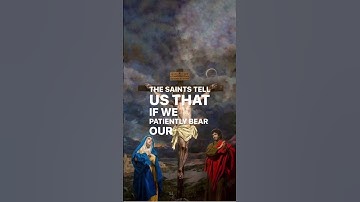 Suffering is the gold in our lives by Fr. Paul O’Sullivan