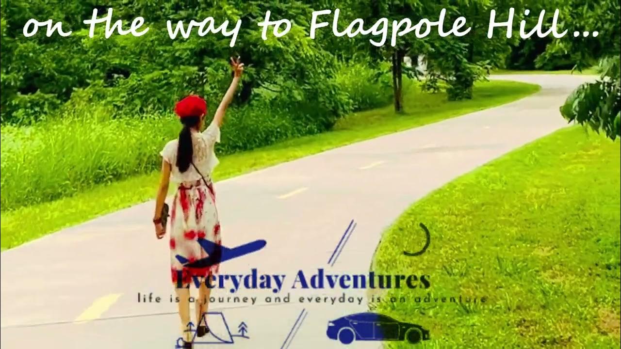 Flag Pole Hill Trail On the way to Flag Pole Hill Memorial Day Hike Dallas Texas YouTube