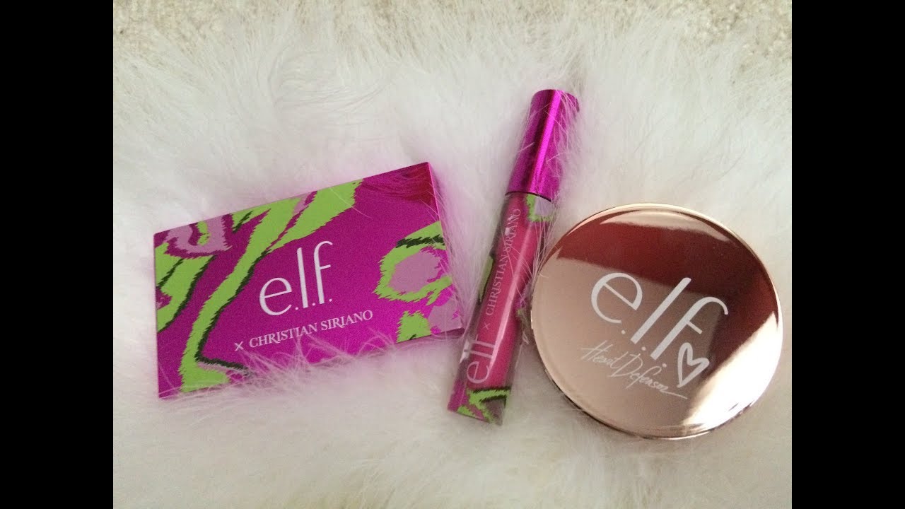 ELF X CHRISTIAN SIRIANO COLLAB LOOK AND REVIEW