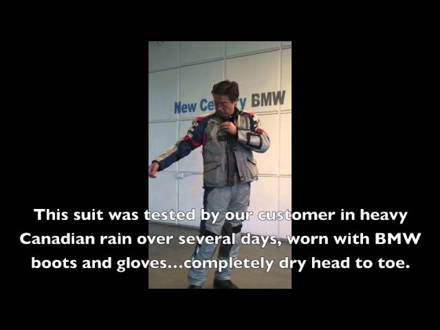 BMW Motorrad: Rallye 3 Riding Suit Review - YouTube