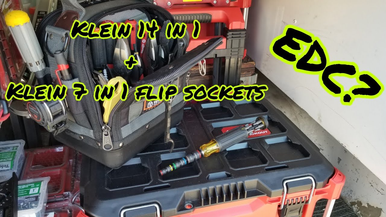New Klein Flip Impact EDC 21 in 1... 14 in 1 + Flip Sockets HVAC