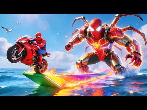 الرجل العنكبوت انقاذ باتماSpider Man Rescue Superheroes vs Poppy Playtime funny Game GTA 5 Superhero