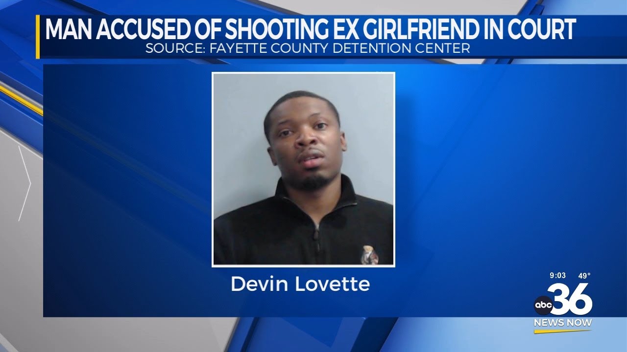 Man accused of shooting ex girlfriend in court - YouTube