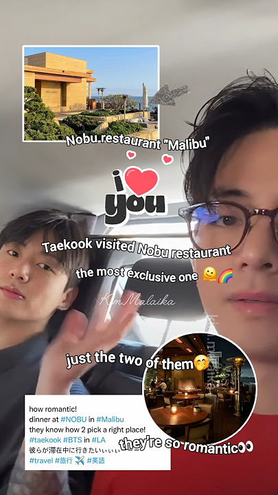 Last week Taekook went to a romantic restaurant, 