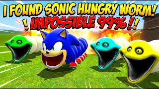 I Found Sonic Hungry Worm Impossible 99% In Garrys Mod
