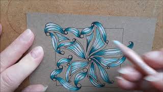 How to draw pattern Harp