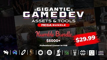 Gigantic Gamedev Assets & Tools Mega Bundle | 67 Items | $5000+ Worth for $29.99 | Humble Bundle