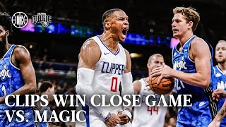 Clippers Win Close Game vs. Magic Highlights 😤 | LA Clippers