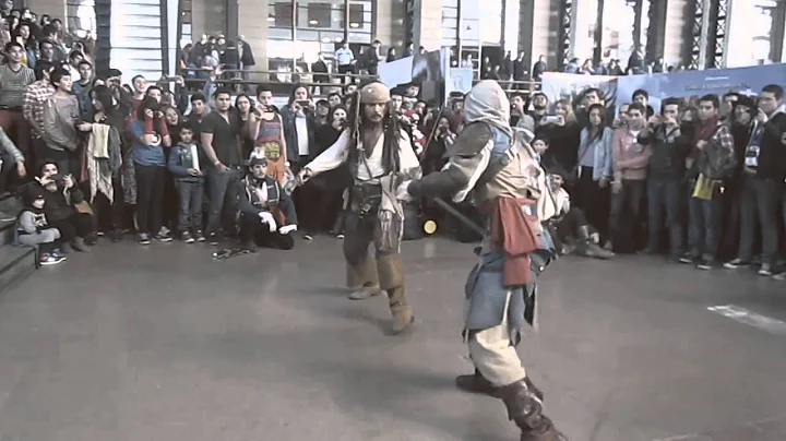 Jack Sparrow vs Edward Kenway Duel (Comic-Con Chil...