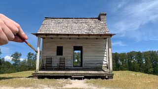 Build an ULTRAREALISTIC Old Cabin DIORAMA  Miniature Model Scenery