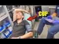 Foot Chase Ends With Cop in Ambulance