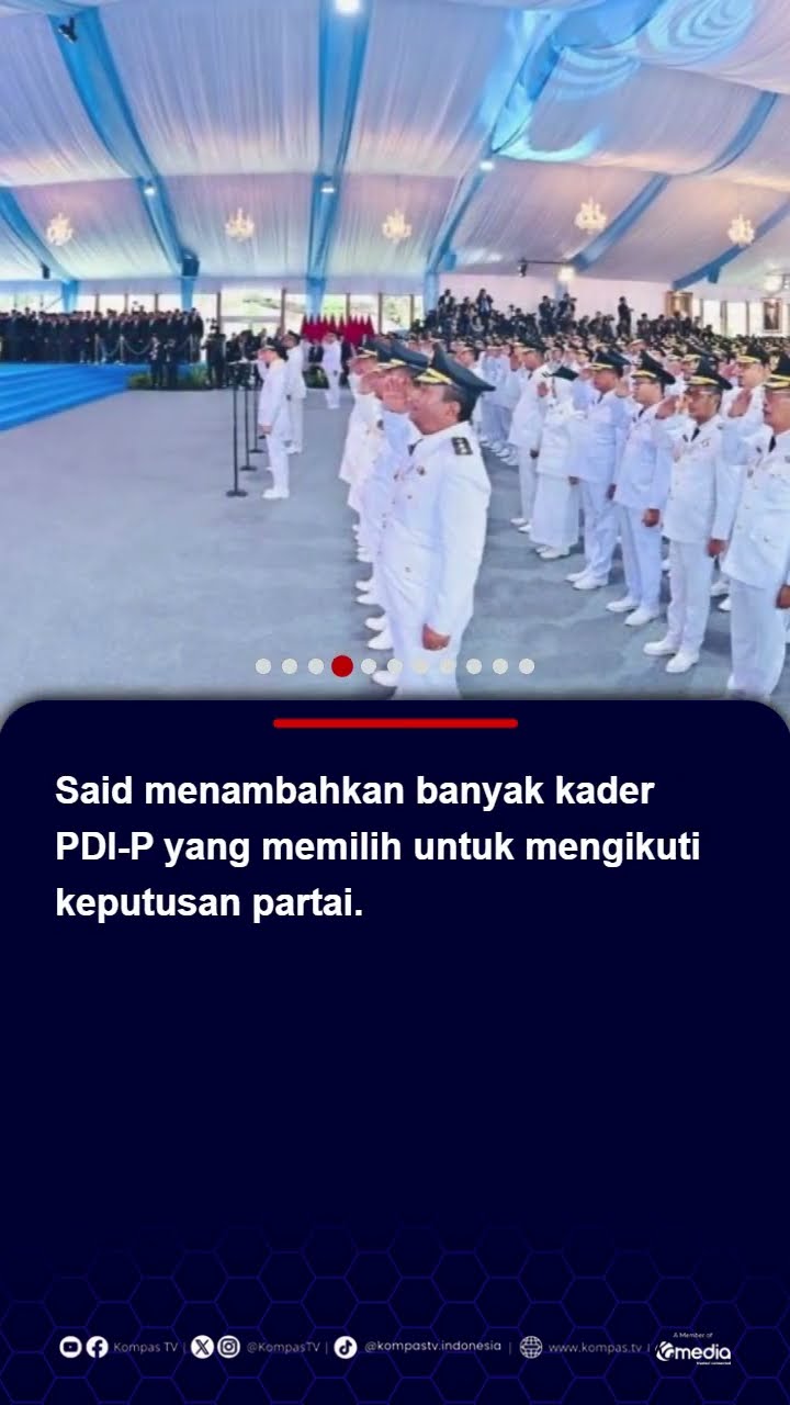 Jokowi Sebut Kader PDI-P Seharusnya Ikut Retret, Said Abdullah: Ini Bukan Urusan Orang Luar #pdip