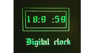 How to make digital clock using c language.