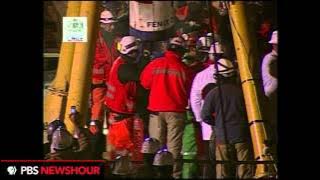 The First Chilean Miner Is Rescued