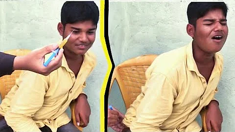 Viral Boy Fun with injection and crying challenge