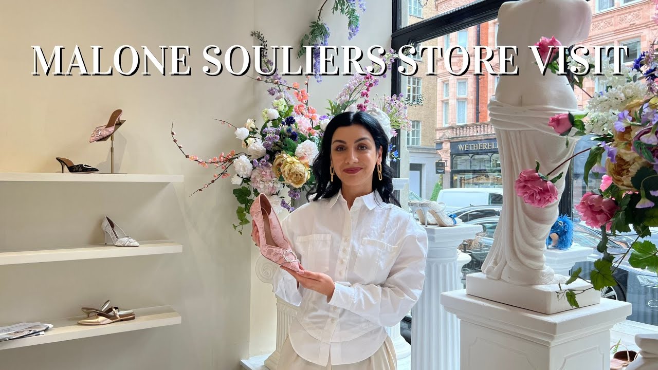 Malone Souliers Store Visit