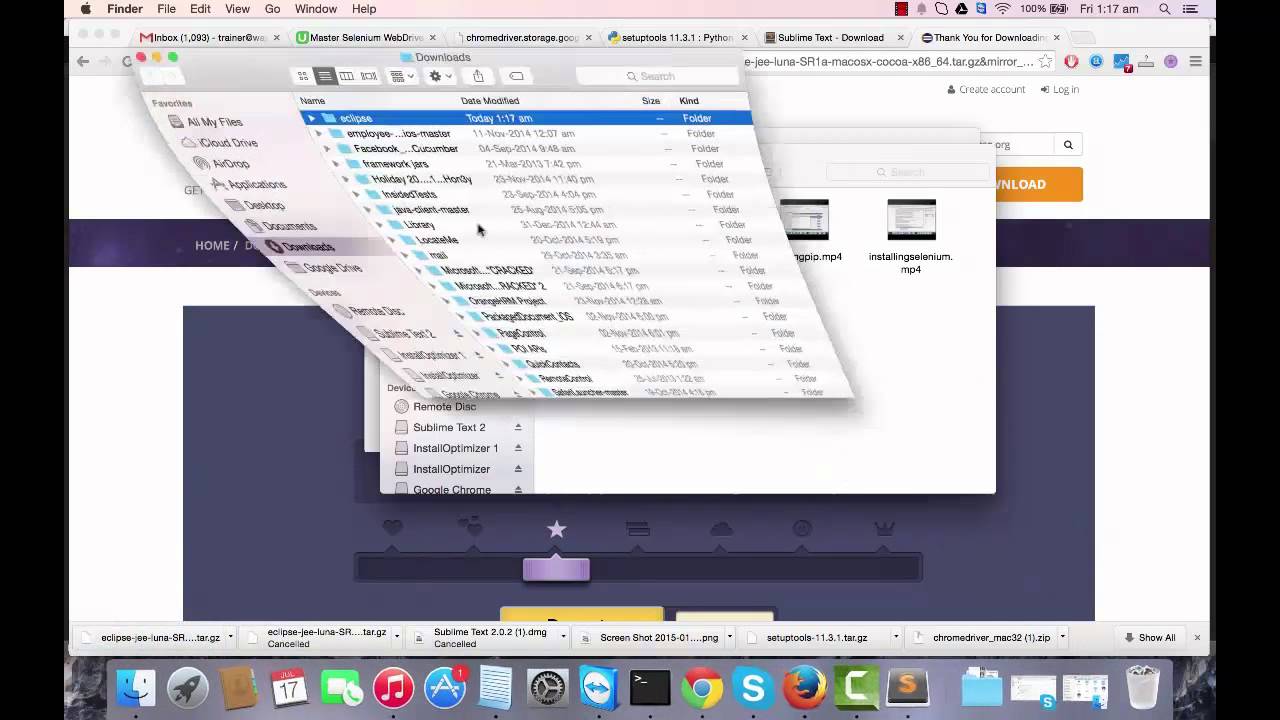 download firefox driver for selenium on mac using eclipse